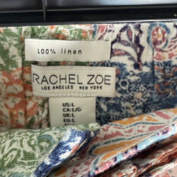 🆕Rachel Zoe 100% linen shorts and reversible Blouse set - Picture 9 of 9